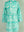Catherine Turquoise Hand Block Printed Cotton Shirt Dress