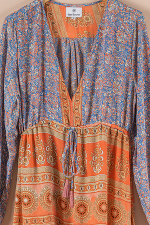 Recycled Silk Long Dress - Large - 35