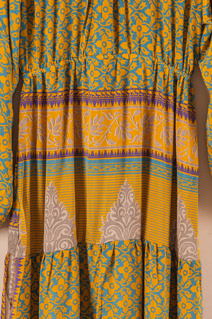 Recycled Silk Long Dress - Large - 44