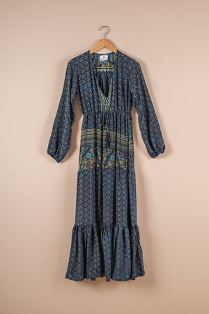 Recycled Silk Long Dress - Small - 07