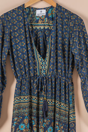 Recycled Silk Long Dress - Small - 07