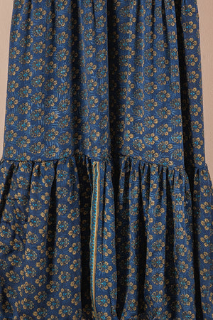 Recycled Silk Long Dress - Small - 07