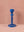 Blue Moulded Metal Ceramic Candle Holders