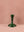 Racing Green Moulded Metal Ceramic Candle Holders