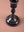 Slate Grey Moulded Metal Ceramic Candle Holders