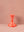 Coral Moulded Metal Ceramic Candle Holders