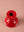 Carmine Moulded Metal Ceramic Candle Holders