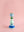 Blue & Green Hand Painted Wooden Candle Holder