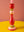 Red & Pink Hand Painted Wooden Candle Holder