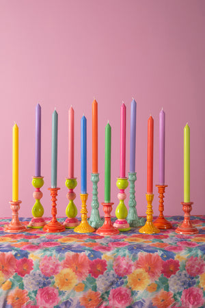 'Dawn 'til Dusk' Set of Twelve Dinner Candles