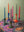 'Twilight' Set of Six Twisted Dinner Candles