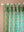 Taffy Pink Florals on Laurel Green Block Print Single Curtain