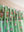 Taffy Pink Florals on Laurel Green Block Print Single Curtain