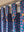 Cornflower & Lilac Geometric Block Print Single Curtain