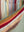 Muted Tones Patchwork Stripe Single Curtain