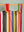 Bright Tones Patchwork Stripe Single Curtain