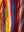 Bright Tones Patchwork Stripe Single Curtain