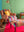 Striped Velvet Armchair & Footstool Bundle