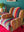 Striped Velvet Armchair