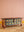 Blue Painted Trunk made from New and Reclaimed Wood with a Metal Trim