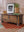 Cream Reclaimed Wooden Chest with Brass Trim