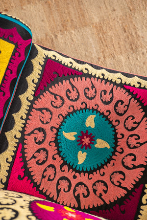 Neon Embroidered Nest Chair