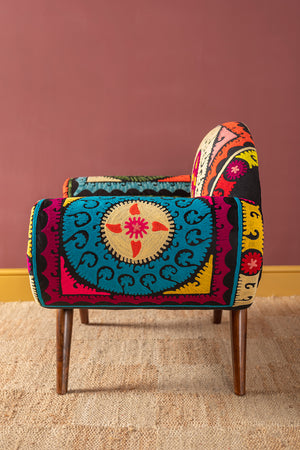 Neon Embroidered Nest Chair