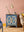 Blue Floral Hand Painted Wooden Cabinet