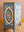 Blue Floral Hand Painted Wooden Cabinet