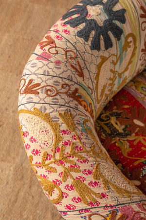 Embroidered Kantha Panelled Cocktail Sofa