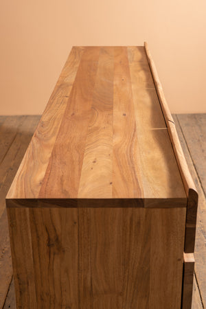 Mayer Acacia Wood Natural Finish Sideboard