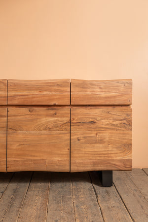 Mayer Acacia Wood Natural Finish Sideboard