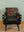Black & Neon Velvet Embroidered Armchair