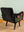 Black & Neon Velvet Embroidered Armchair