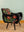 Black & Neon Velvet Embroidered Armchair