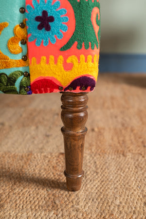 Surat Velvet Embroidered Sofa