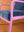 Blue Opal & Purple Haze Colourblock Velvet Chair