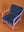 Blue Opal & Purple Haze Colourblock Velvet Chair