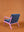 Blue Opal & Purple Haze Colourblock Velvet Chair