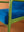 Lapis & Piquant Green Colourblock Velvet Chair