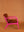 Cocoa & Azalea Colourblock Velvet Chair
