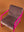 Purple Dove & Amaranth Colourblock Velvet Chair