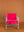 Pink Yarrow & Mist Blue Colourblock Velvet Chair