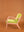Green Oasis & Peach Colourblock Velvet Chair