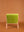 Green Oasis & Peach Colourblock Velvet Chair