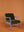 Moss Green & Cornflower Colourblock Velvet Chair