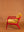 Gilt & Poppy Colourblock Velvet Chair