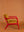 Gilt & Poppy Colourblock Velvet Chair