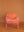 Reef Coral & Begonia Colourblock Velvet Chair