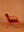 Pomegranate & Persimmon Colourblock Velvet Chair